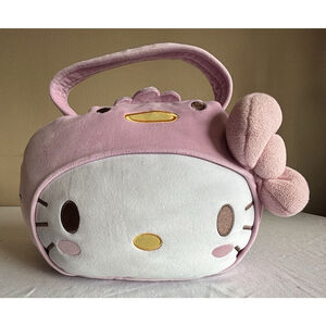 Hello Kitty Plush Tote Bag – Sanrio Licensed – Pink Character Purse